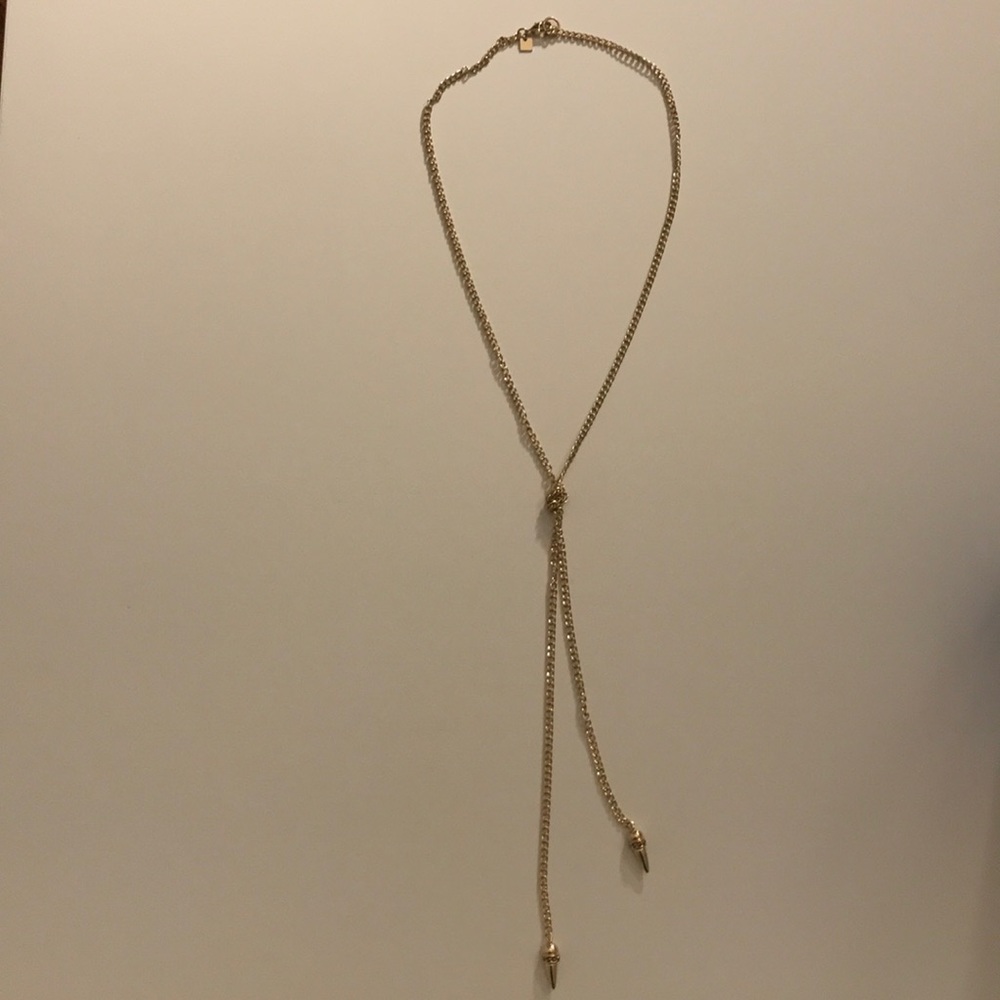 Knotted Longline Necklace
